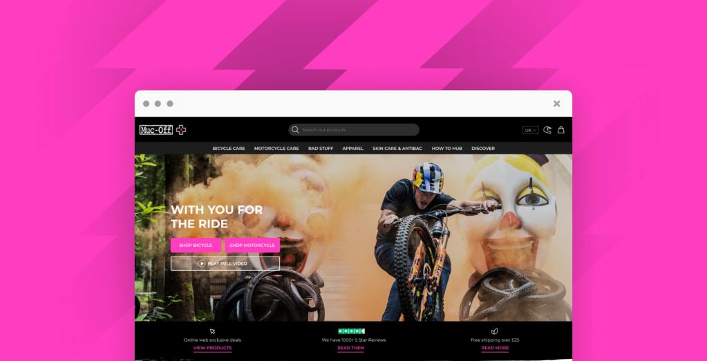 Muc-Off homepage