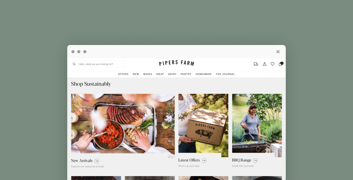 Pipers Farm homepage
