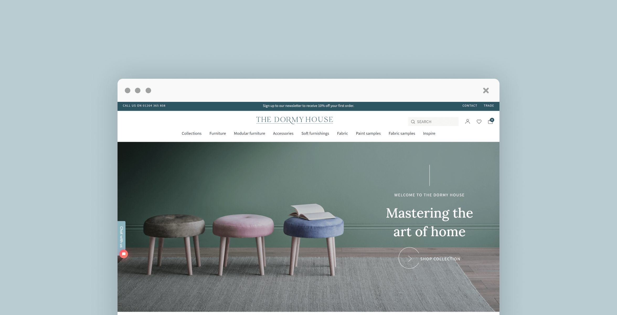 The Dormy House homepage